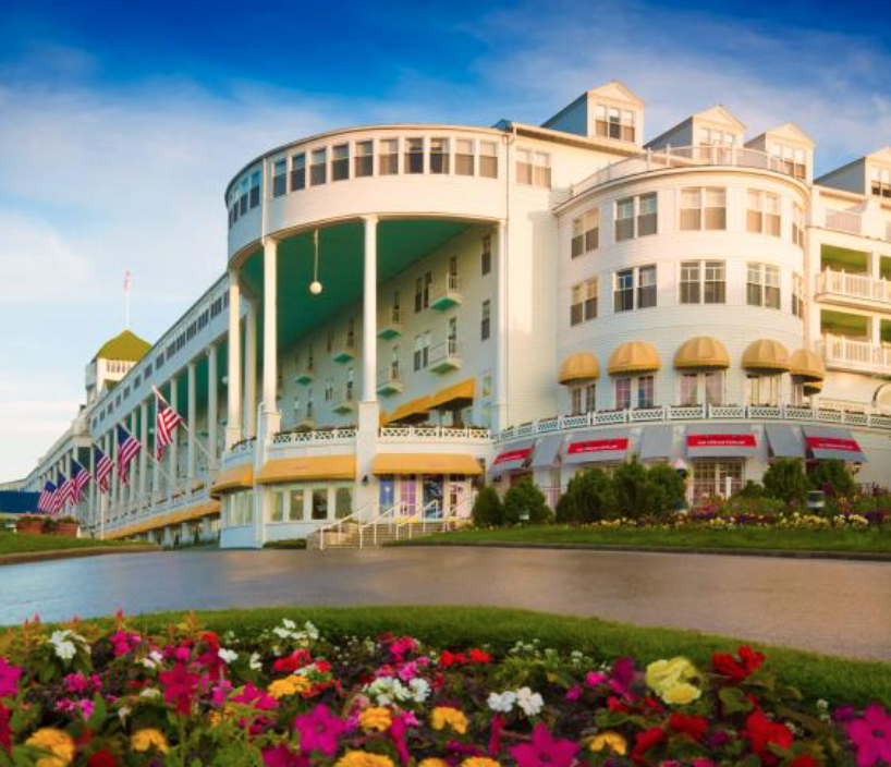 Grand Hotel Mackinac Island, Michigan pickleball on vacation