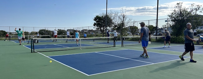 any outdoor pickleball court near you. Happy People Pickleball