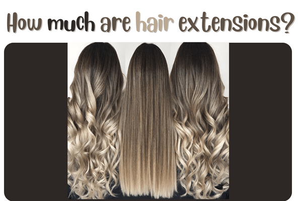 How much are hair extensions? Halo hair extension, medium blond, straight, curly and 