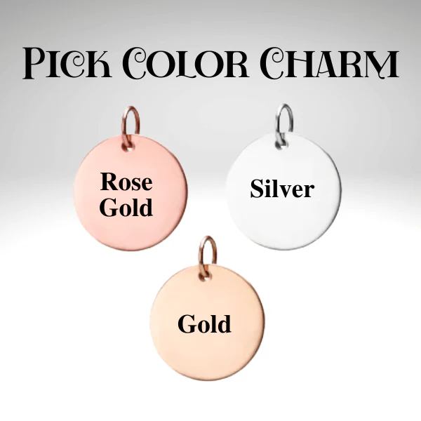 Pickleball Charms in Rose Gold, Silver and Gold by Born To Rally