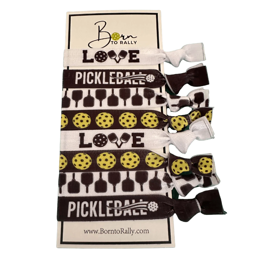 Pickleball Love Hair Ties