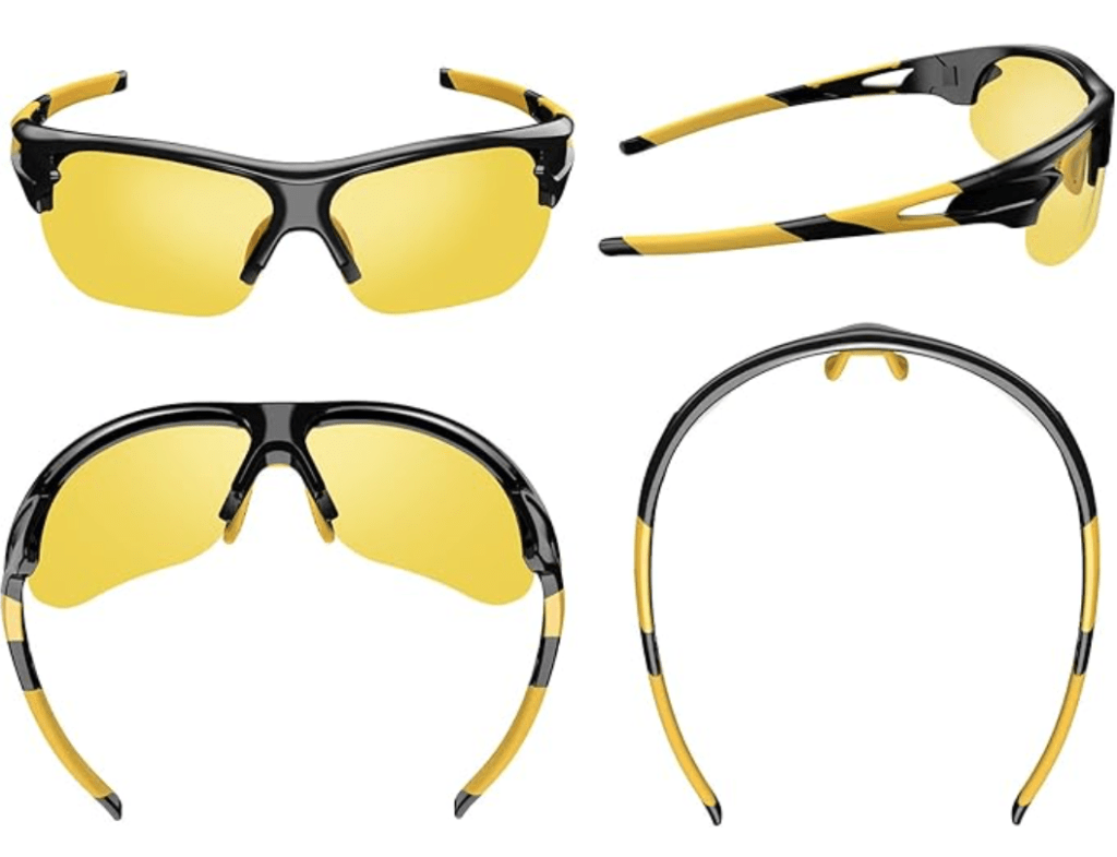 BEACOOL Polarized pickleball sports sunglasses. pickleball glasses 