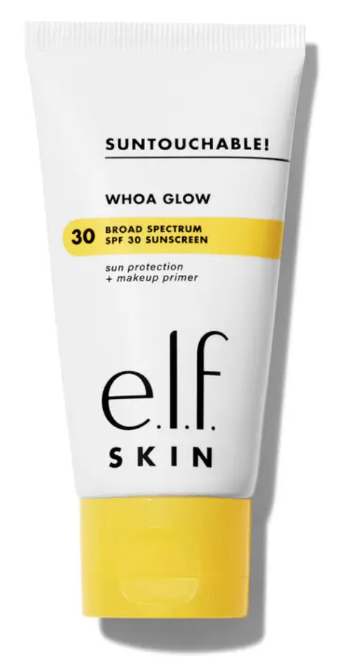 elf suntouchable! whoa glow spf 30