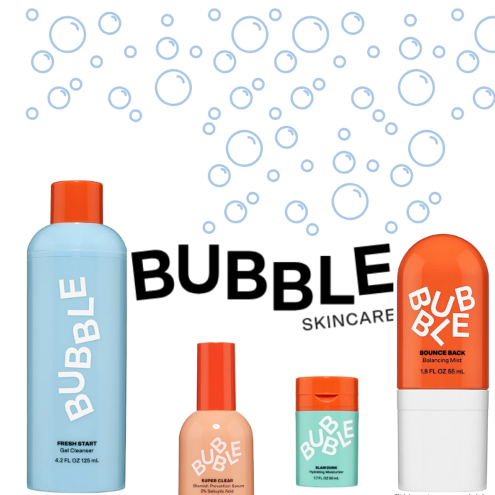 Bubble Skin Care Anti Acne Routine Moisturizer, Face Wash