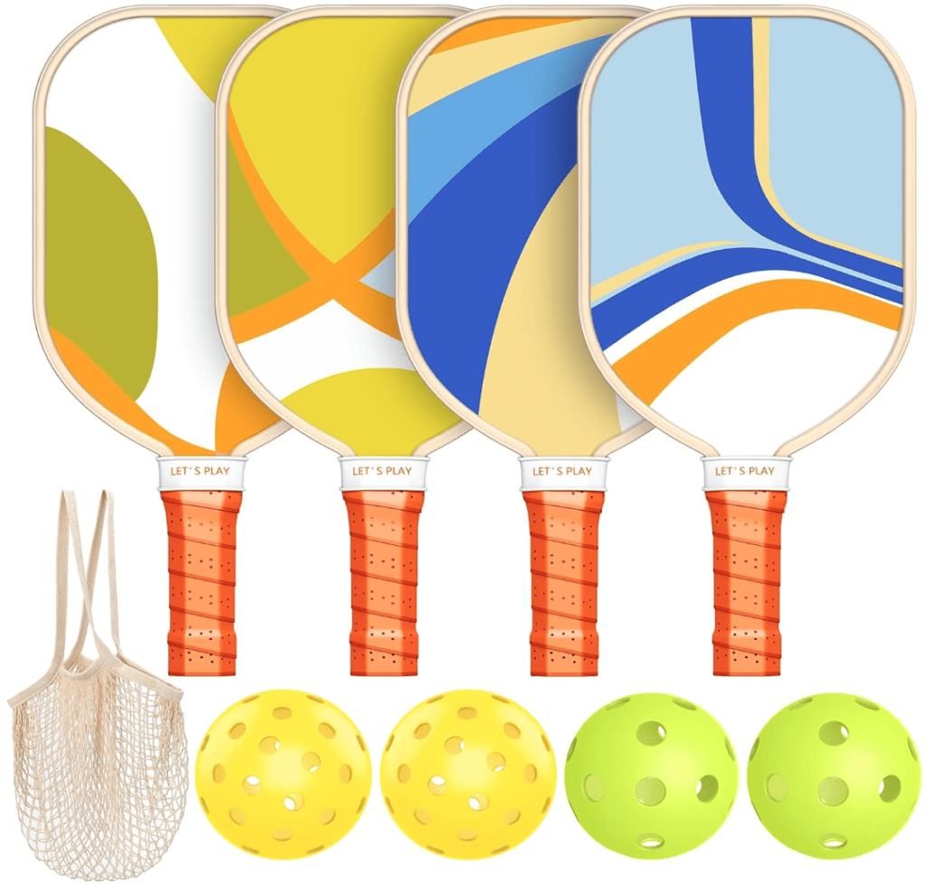Sprypals Pickleball Paddle budget friendly paddle set of 4