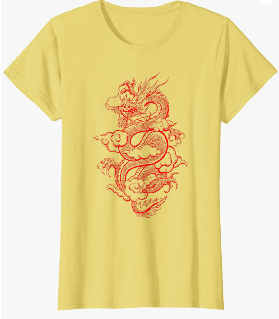 Year of the Dragon T-Shirt pickleball apparel