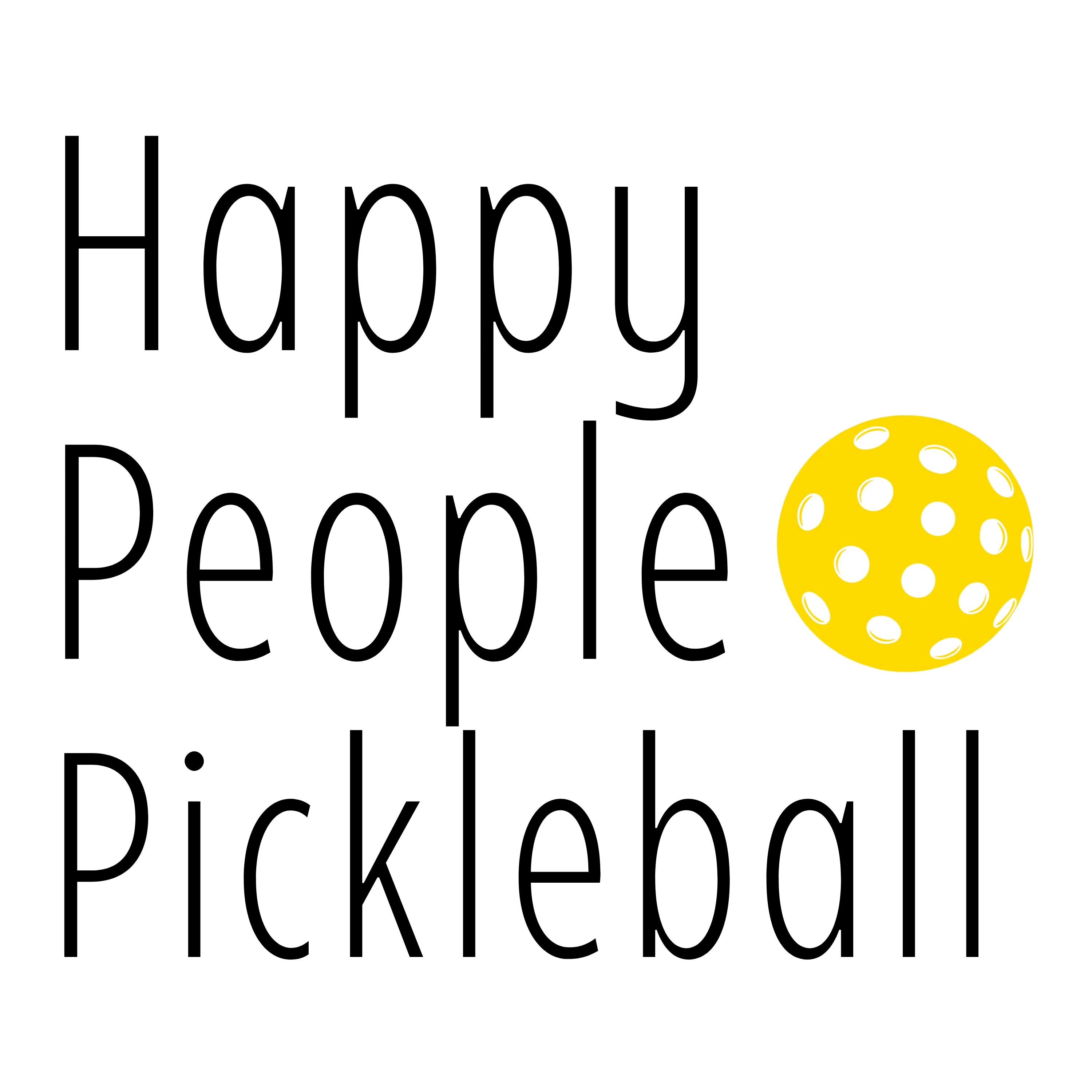Happy People Pickleball