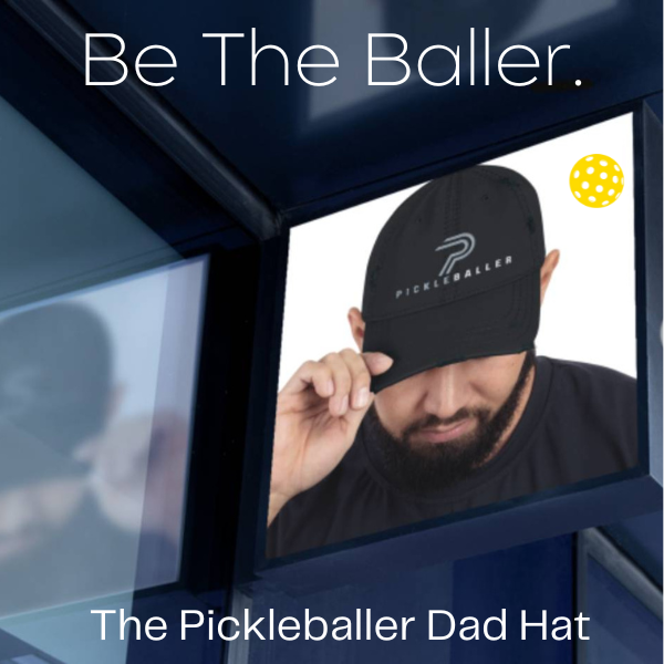 Be the baller pickeballballer dad hat Happy People Pickleball