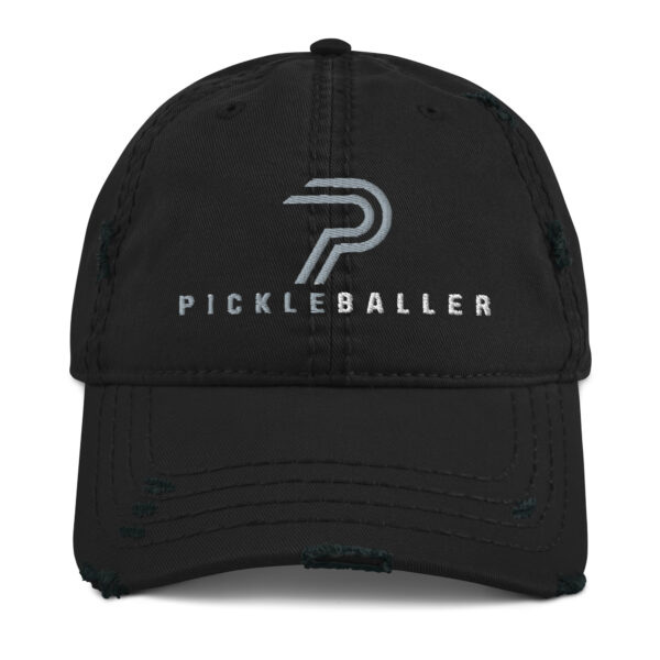 PickleBaller Dad Hat in black
