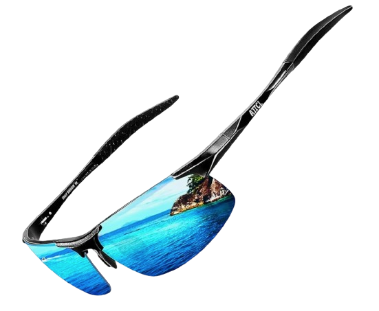 ATTCL Men's Fashion Driving Polarized Sunglasses for Men - Al-Mg metal Ultralight Frame pickleball glasses 