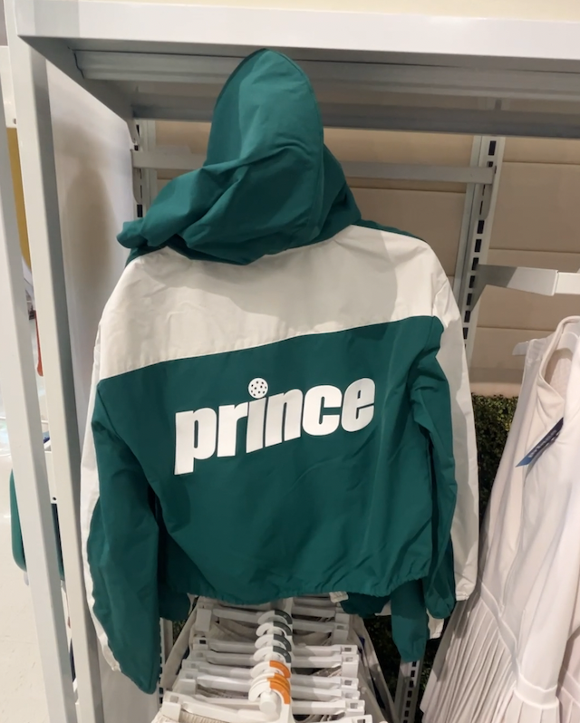 target pickleball apparel in collaboration with Prince