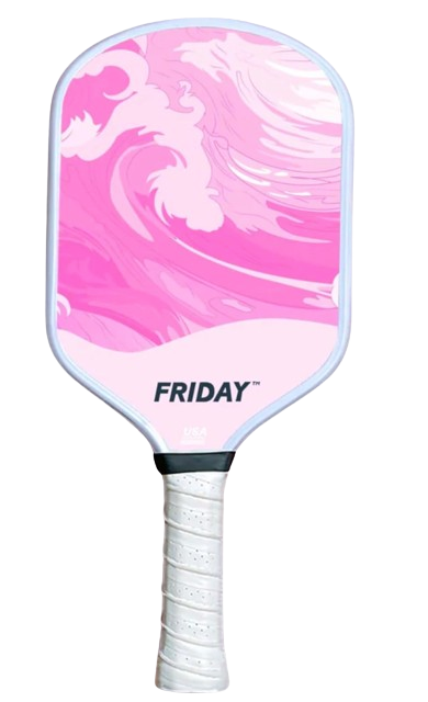 Friday Pickleball Paddle in Cotton Candy Pink