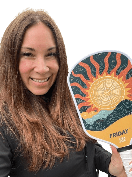 cute pickleball paddles Sunset Noir Friday Pickle PromoCode: HAPPYPEOPLE