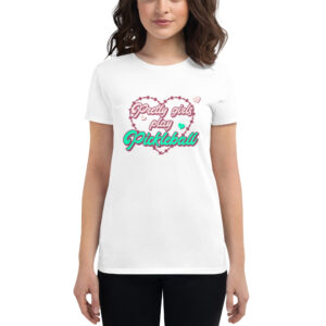 Pretty Girls Play Pickleball Women's Short Sleeve T-shirt in White Sizes S, M, L, XL