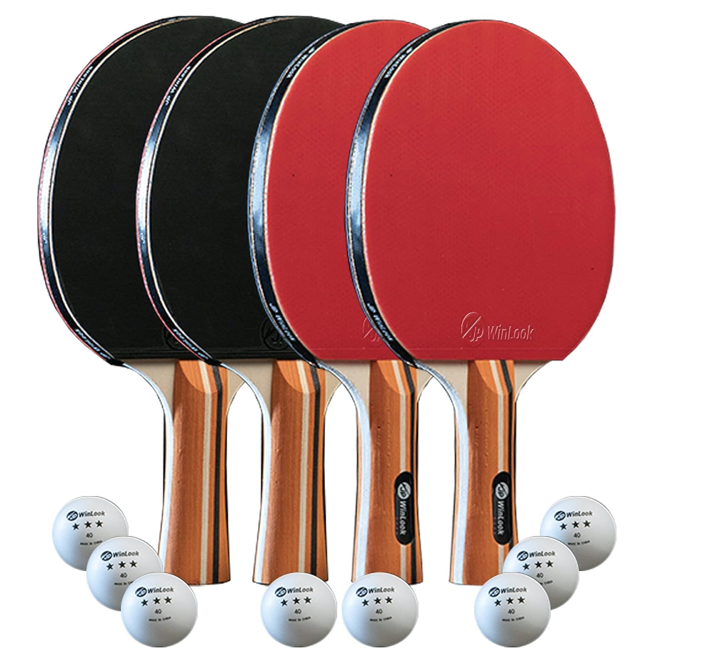 JP WinLook Ping Pong Paddles Set, Best Seller Amazon