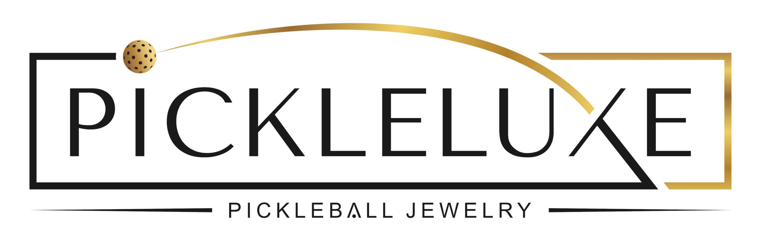 PickleLuxe Logo PickleLuxe Logo Pickleball jewelry
