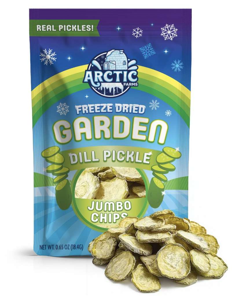 Freeze Dried Garden Dill Pickle Jumbo Chips