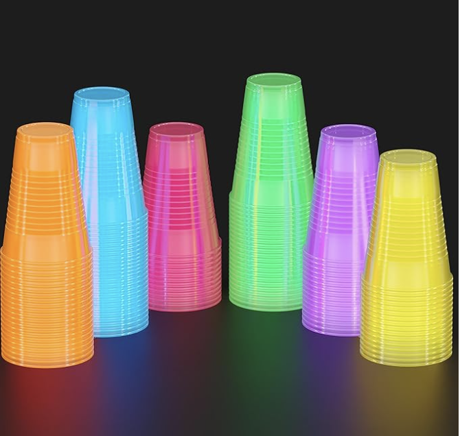 Blacklight Party Glow Cups