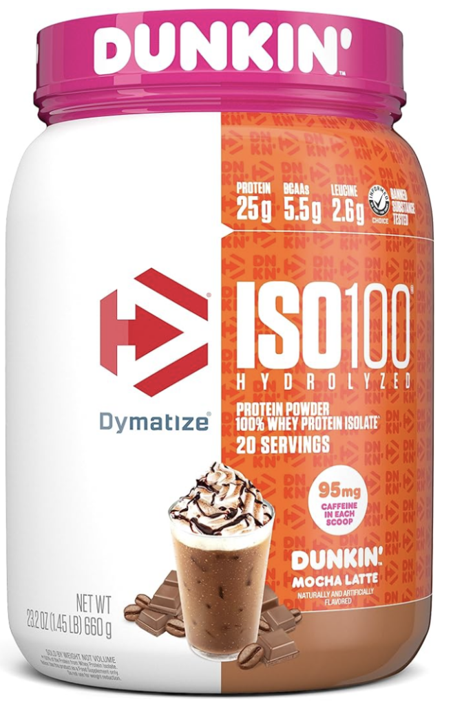 ISO Protein Powder Dunkin A Protein Shake That Tastes Like Coffee