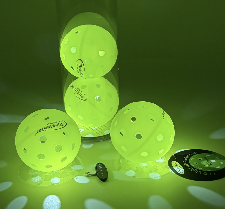 Glow in the Dark Pickleballs for your pickleball birthday party