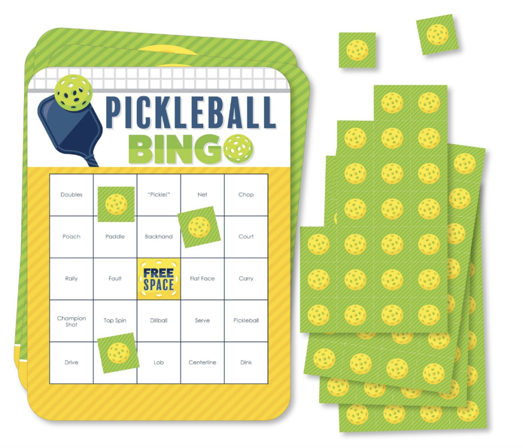 Pickleball Party Games Bingo