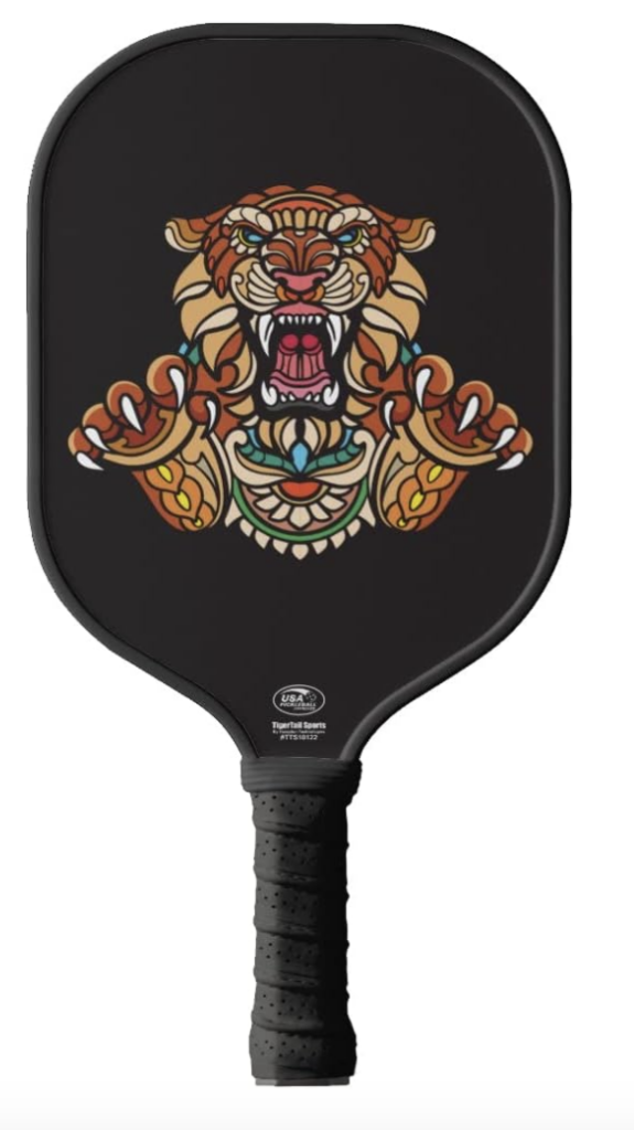 Tiger Tail Pickleball Art