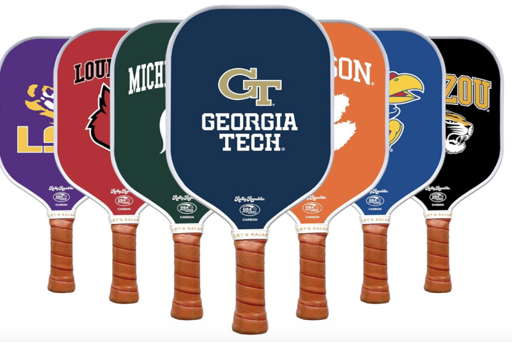 pickleball in Georgia featuring Georgia Tech Pickleball Paddle